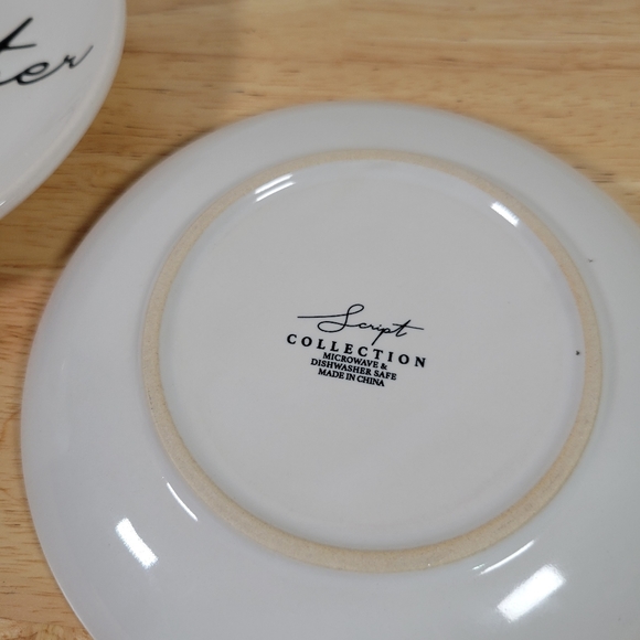 Plates Decor 2 Decrotive Farmhouse 6 in - Picture 3 of 4